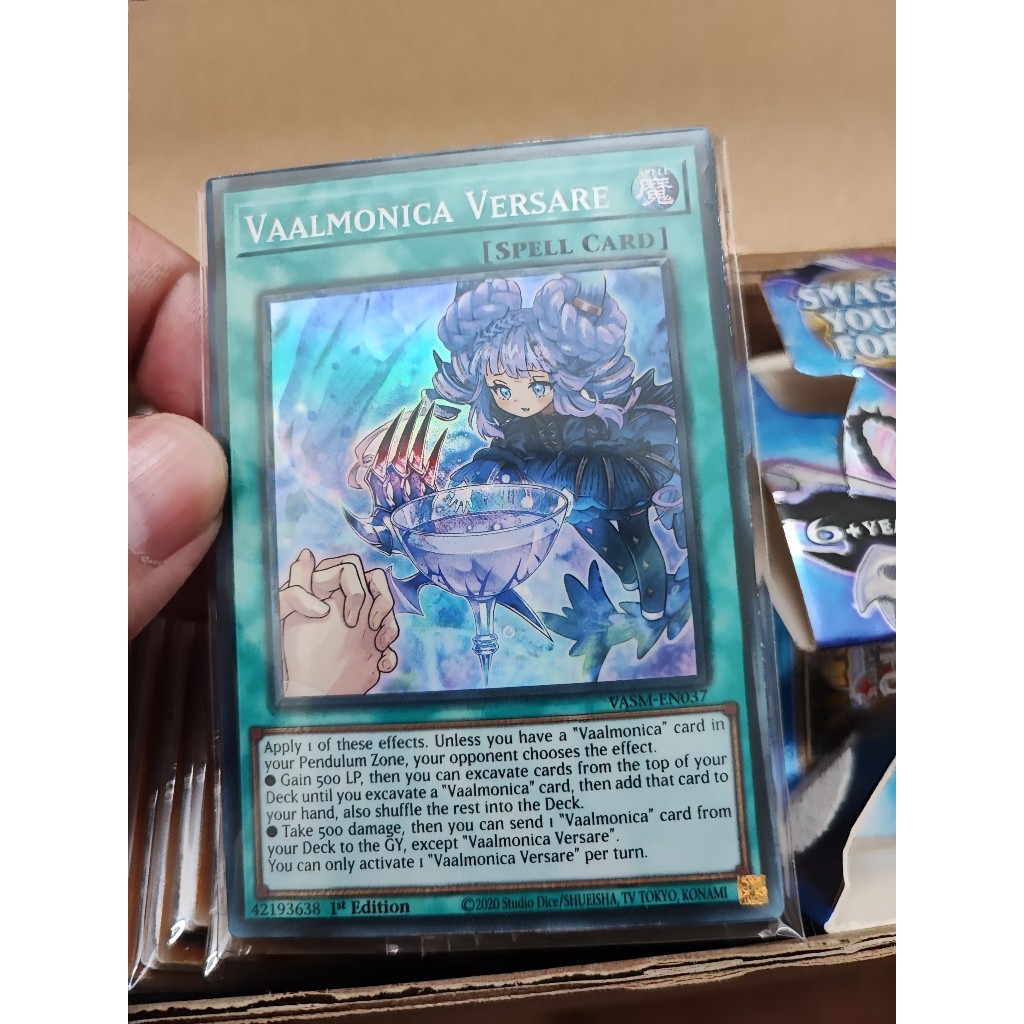 1 lá thẻ bài Vaalmonica Versare - VASM-EN037 - Super Rare 1st Edition