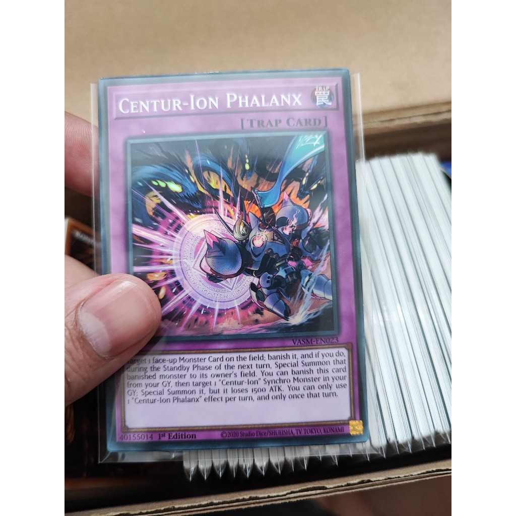 1 lá thẻ bài Centur-Ion Phalanx - VASM-EN023 - Super Rare 1st Edition