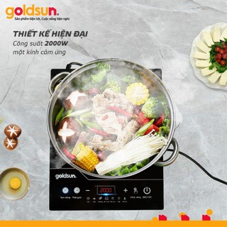 Bếp điện từ đơn gic3212-d điều khiển cảm ứng, công suất 2000w
