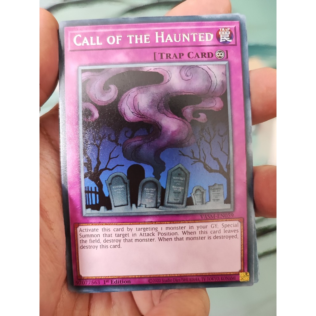 1 lá thẻ bài Call of the Haunted - VASM-EN059 - Rare 1st Edition