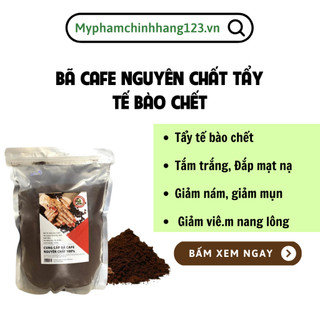 500GR Bã cà phê Khô ( bã cafe ) cực thơm đắp mặt và body
