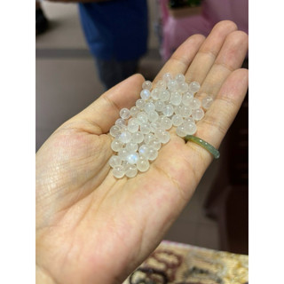 Hạt đá moonstone 5,6-6,3mm làm HandMade,DIY