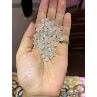 Hạt đá moonstone 5,6-6,3mm làm HandMade,DIY