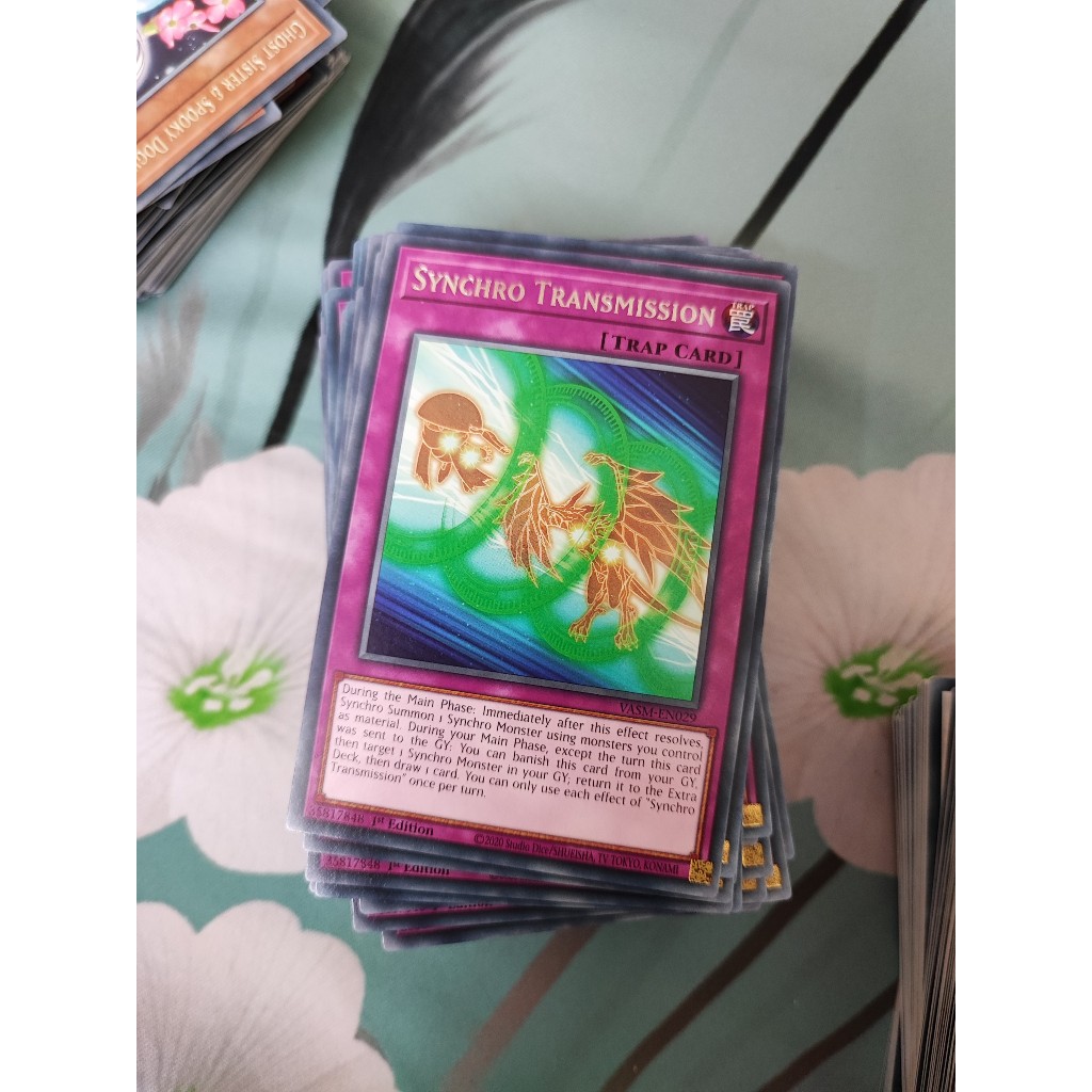 1 lá thẻ bài Synchro Transmission - VASM-EN029 - Rare 1st Edition