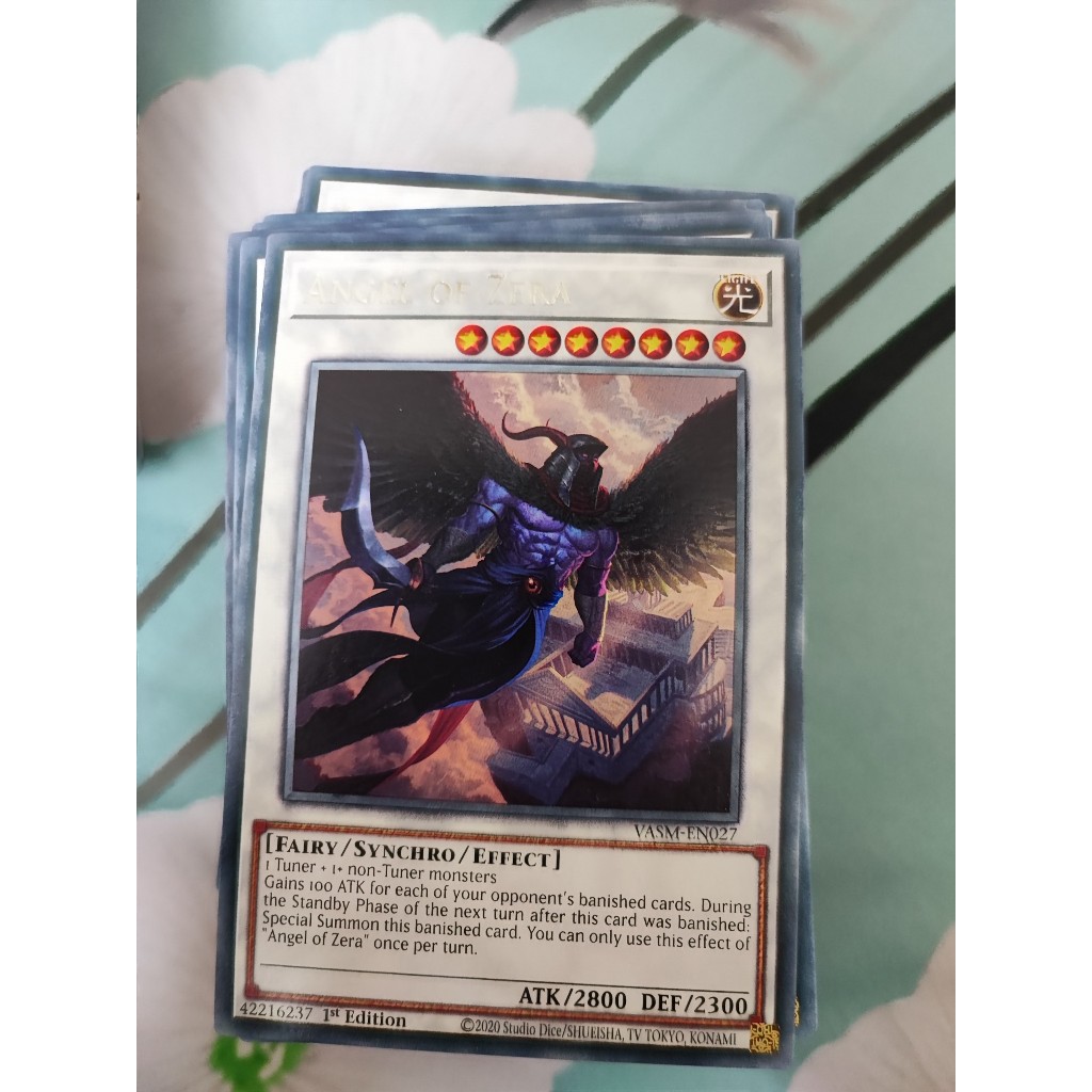 1 lá thẻ bài Angel of Zera - VASM-EN027 - Rare 1st Edition