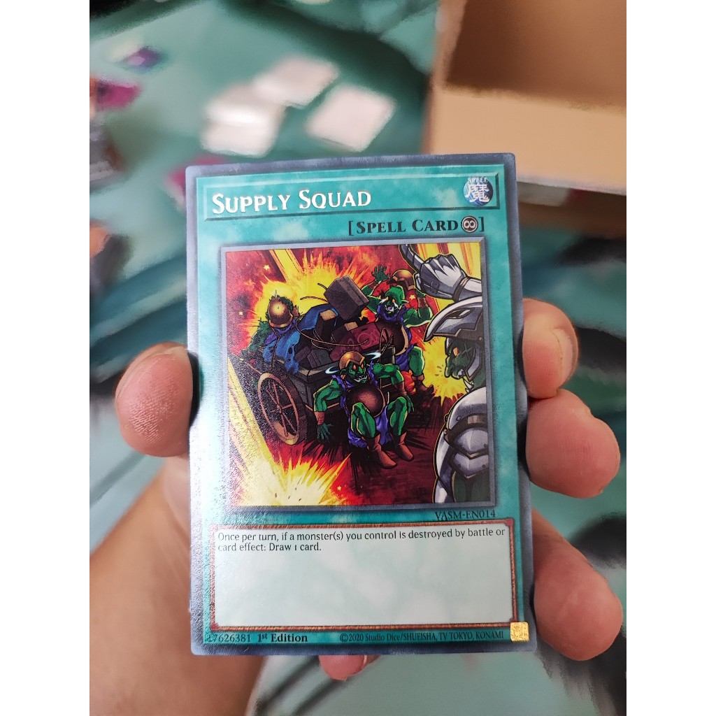 1 lá thẻ bài Supply Squad - VASM-EN014 - Rare 1st Edition