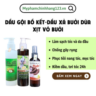 ( Combo 3sp ) DẦU GỘI BỒ KẾT CÔ ĐẶC + TINH DẦU BƯỞI + DẦU XẢ SỮA DỪA kích thích mọc tóc, làm mềm mượt tóc , ...