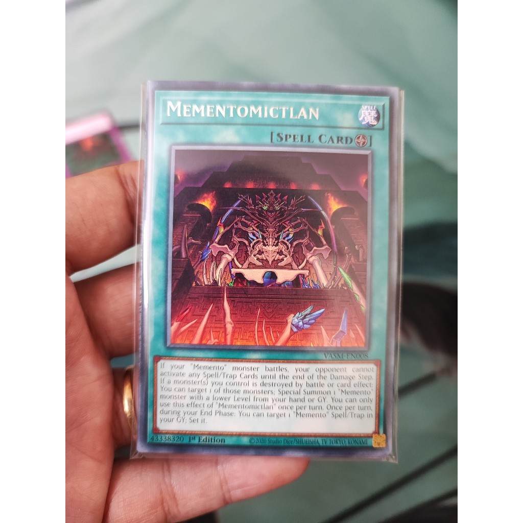 1 lá thẻ bài Mementomictlan - VASM-EN008 - Rare 1st Edition