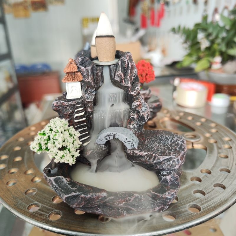 Thác Khói Trầm Hương Thác Khói Ngược Tiểu Cảnh