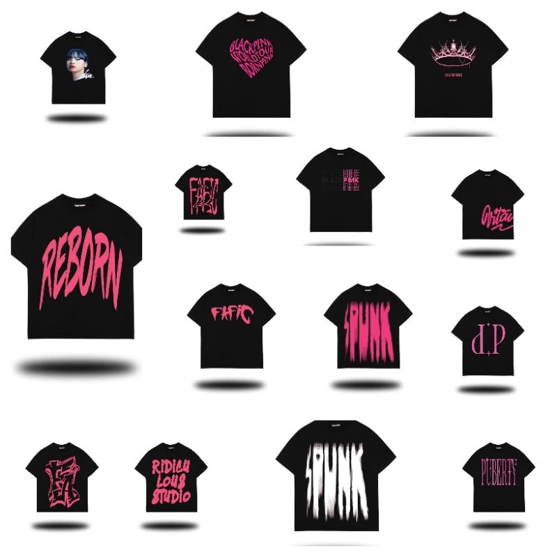 Áo Thun Đen Tay Lỡ Unisex Vải Cotton 2 Chiều