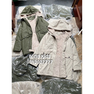Áo parka da pu bé trai & bé gái lót lông nhung za