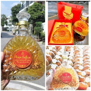 Safffron-đôngtrùng-rượu 750ml