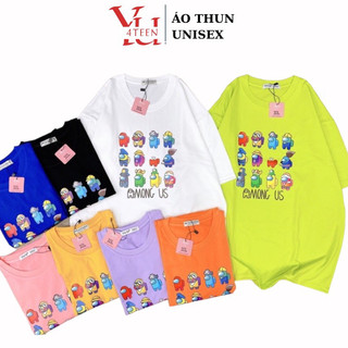 Áo Thun PHÔNG NAM NỮ Tay Ngắn UNISEX AMONG US - Hình chụp thật (Đủ size M-L-XL-XXL)