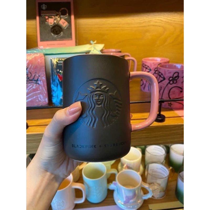 Ly gốm xịn xò Jennie phiên bản giới hạn starbucks