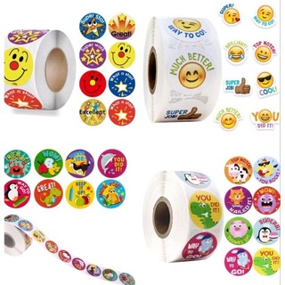 Cuộn sticker 500 hình khích lệ, khen thưởng