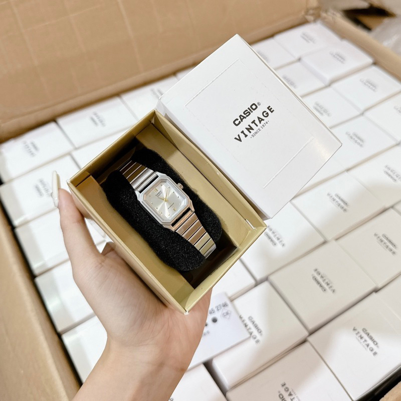 2746 Đồng hồ Casio bạc vintage fullbox