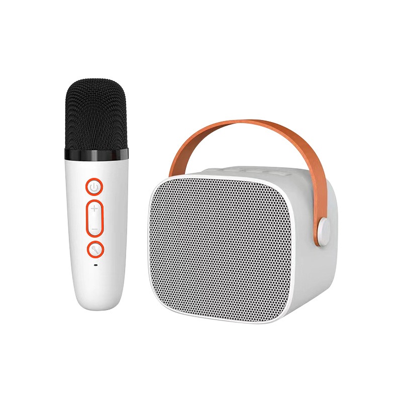 Loa Bluetooth Không Dây Mini, Loa Karaoke Xách Tay Bluetooth Mini Nhỏ Gọn Kèm 1 Mic hát
