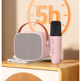 Loa Bluetooth Không Dây Mini, Loa Karaoke Xách Tay Bluetooth Mini Nhỏ Gọn Kèm 1 Mic hát