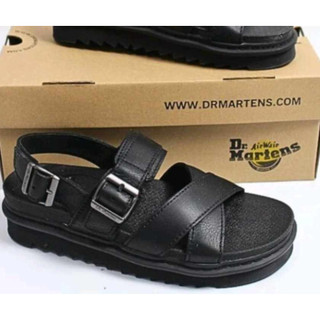 Dép sandan doctor martens thái da bò cao cấp đế cao 5cm DR5