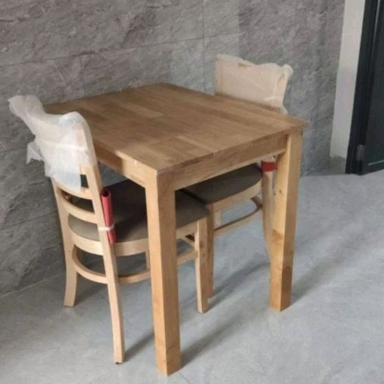 ♥️ Bàn ăn ghế Cabin gỗ cao su. giao hàng hoả tốc HCM