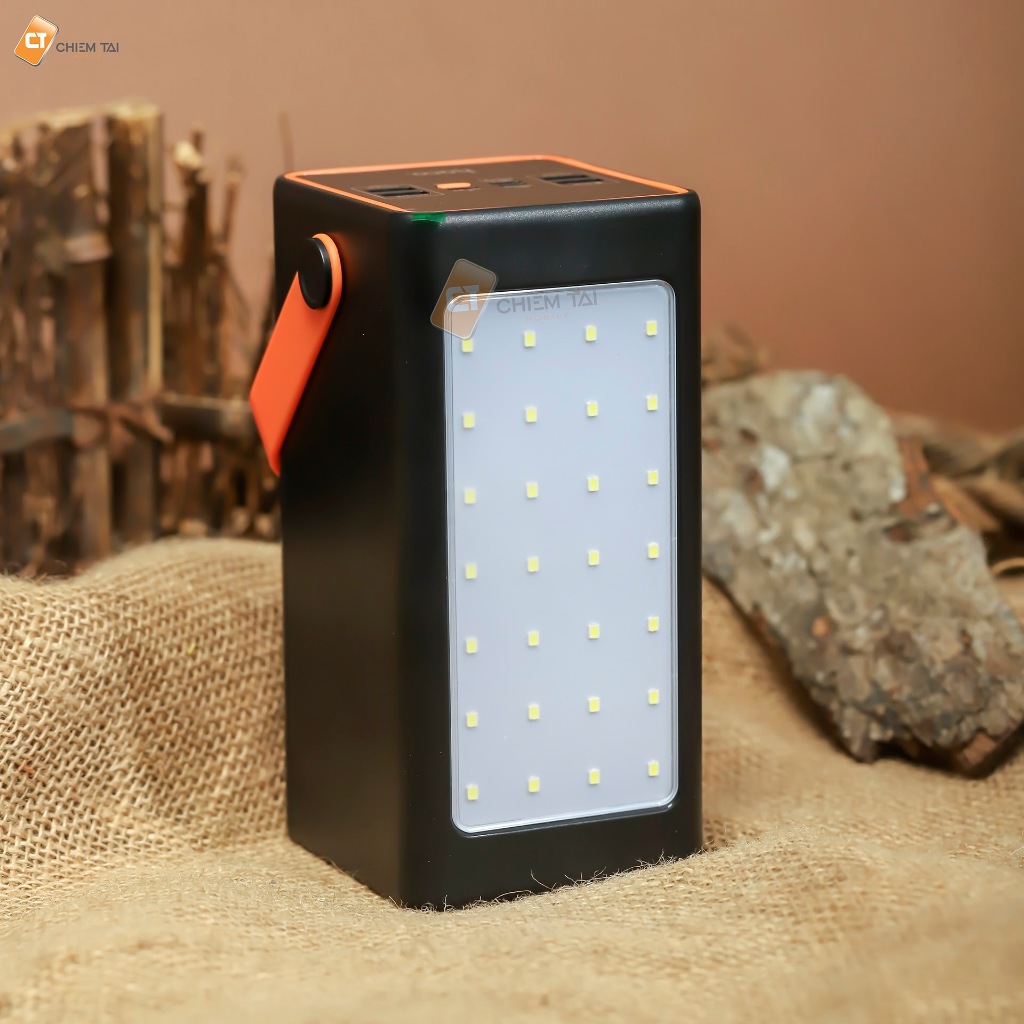 Pin sạc dự phòng tích hợp đèn LED 90000mAh 22.5W Hoco J107