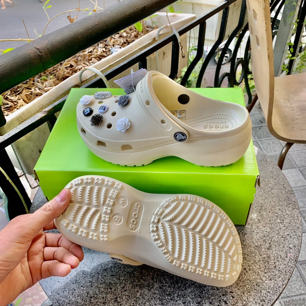 Dép Cross Crush Đúc Nguyên Khối tăng chiều cao tặng kèm 1 bộ hình gắn - Cross Crush