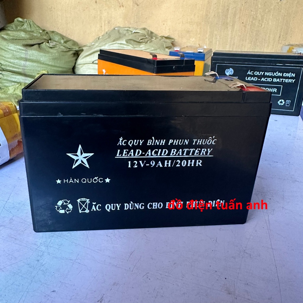 Bình ắc quy khô 9AH/12V Cam kết Hàng chính hãng