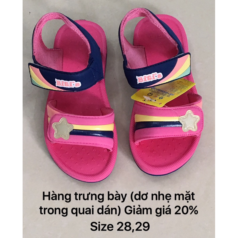 SANDAL xốp Bé Gái đi học