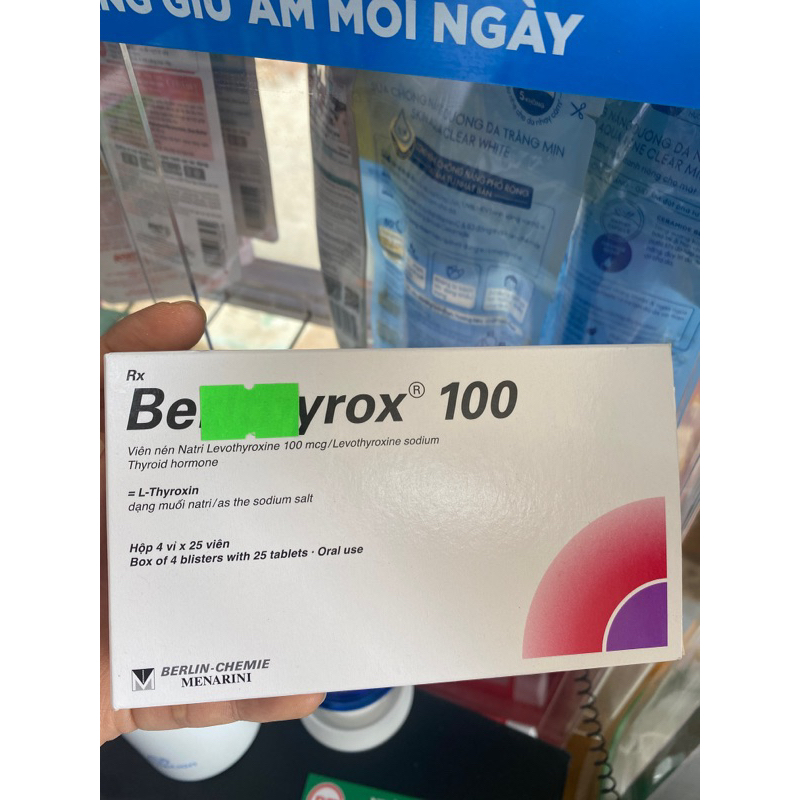 Hỗ trợ tuyến giáp berlthyrox h/100v Đức