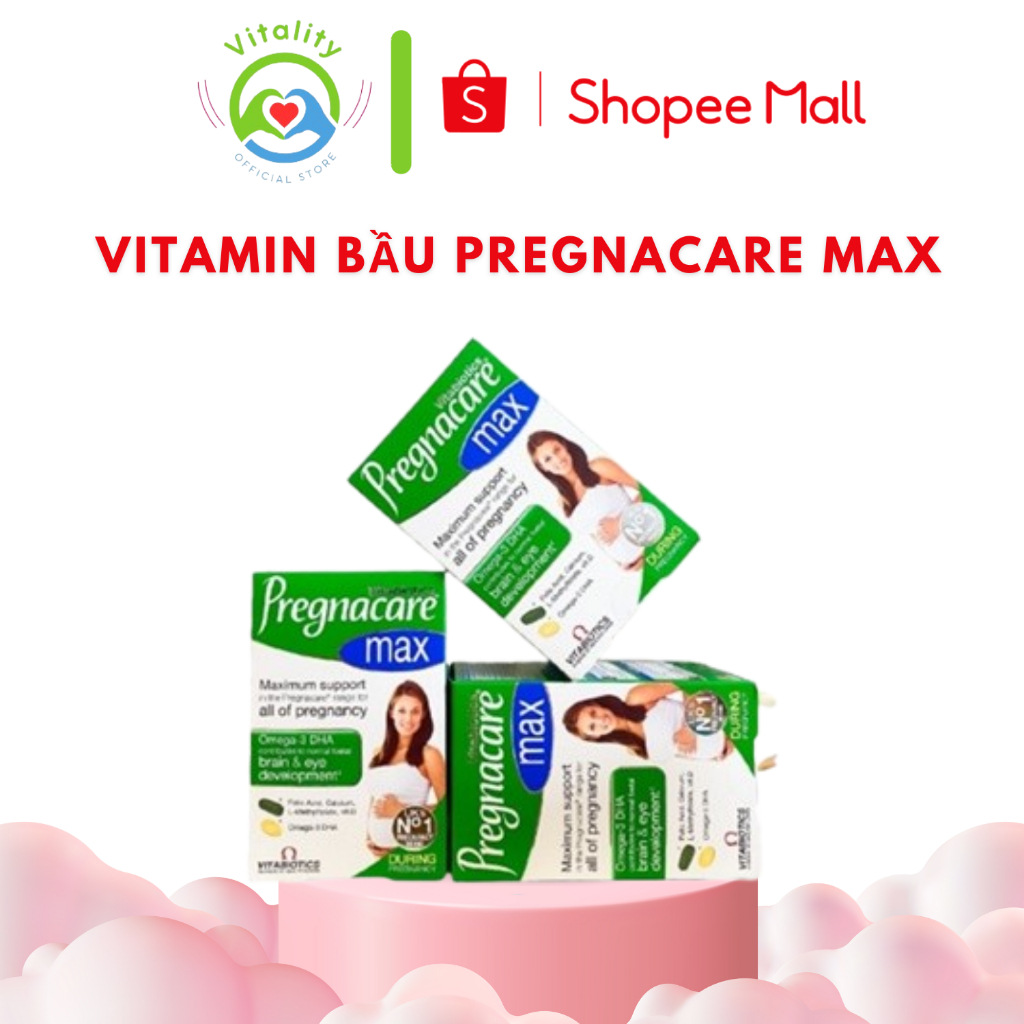 Vitamin tổng hợp cho bà bầu Pregnacare max hộp 84 viên