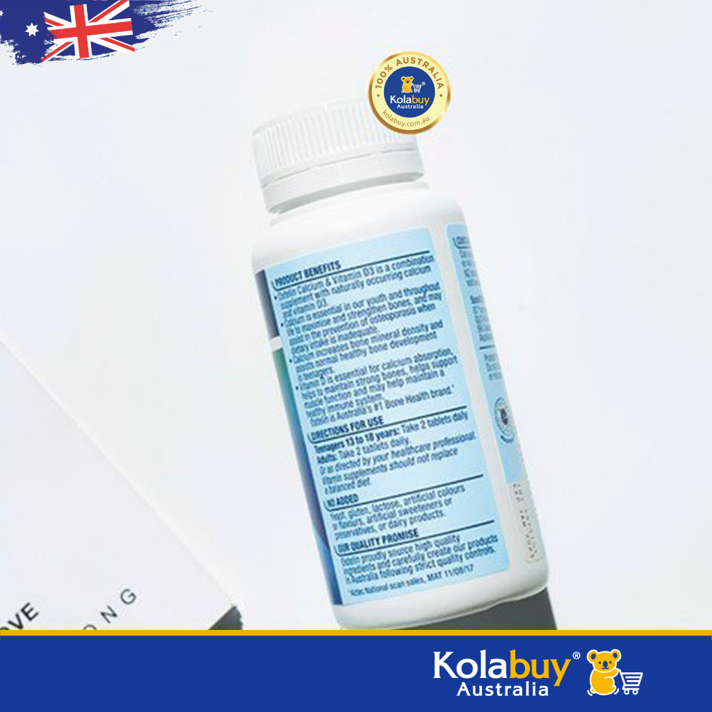 Canxi bầu Ostelin Calcium & Vitamin D3 130 viên của Úc