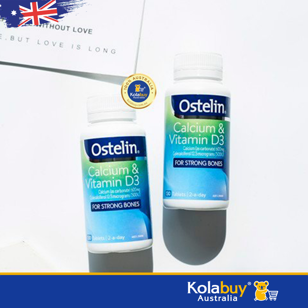 Canxi bầu Ostelin Calcium & Vitamin D3 130 viên của Úc