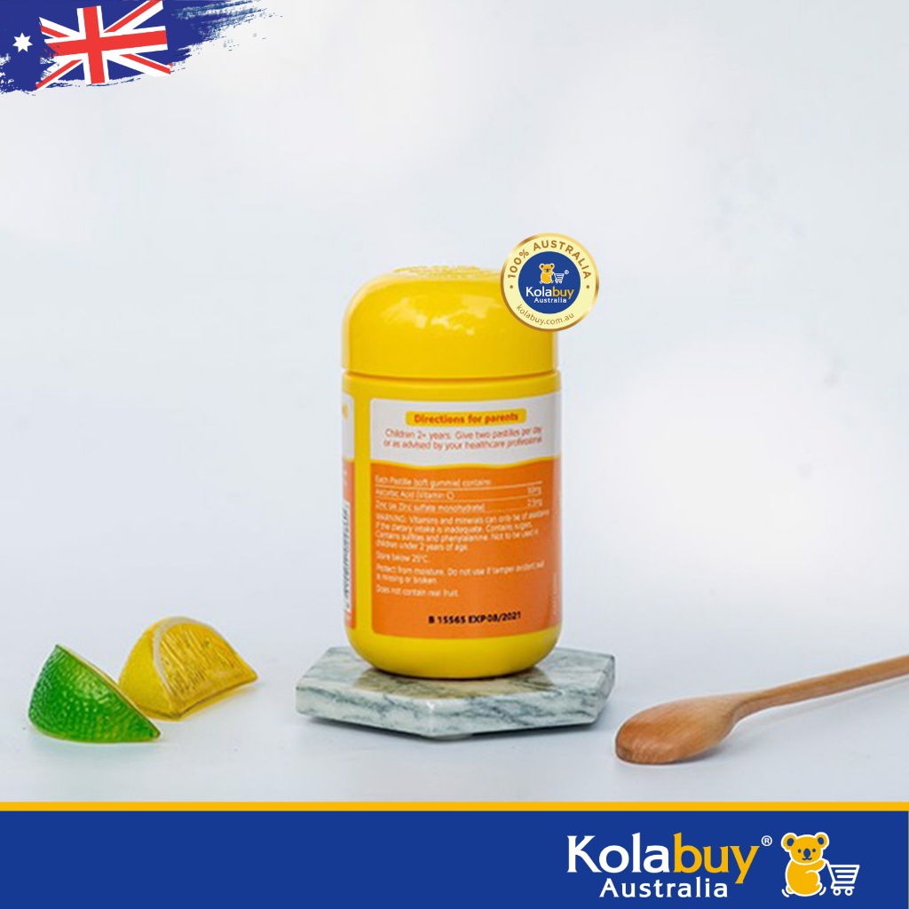 Kẹo dẻo Bổ sung Vitamin C và Kẽm Nature's Way 60 Viên