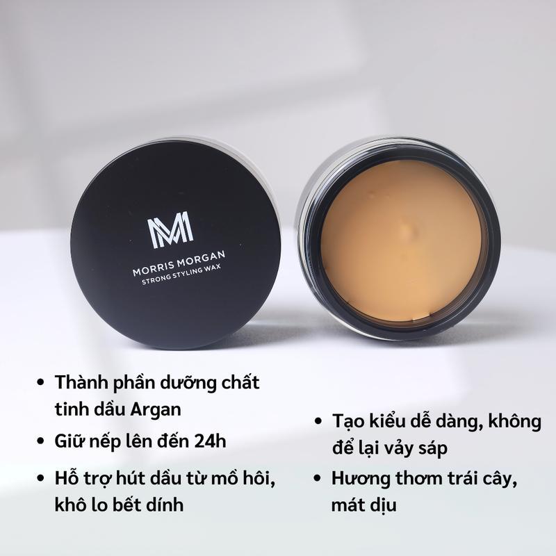 Sáp Vuốt Tóc MORRIS MORGAN - Sáp Vuốt Tóc MORRIS MORGAN 100g - Bản Mới Nhất Chính Hãng KEM
