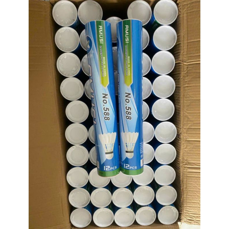 Ống 12 quả cầu lông vũ amusi no.588