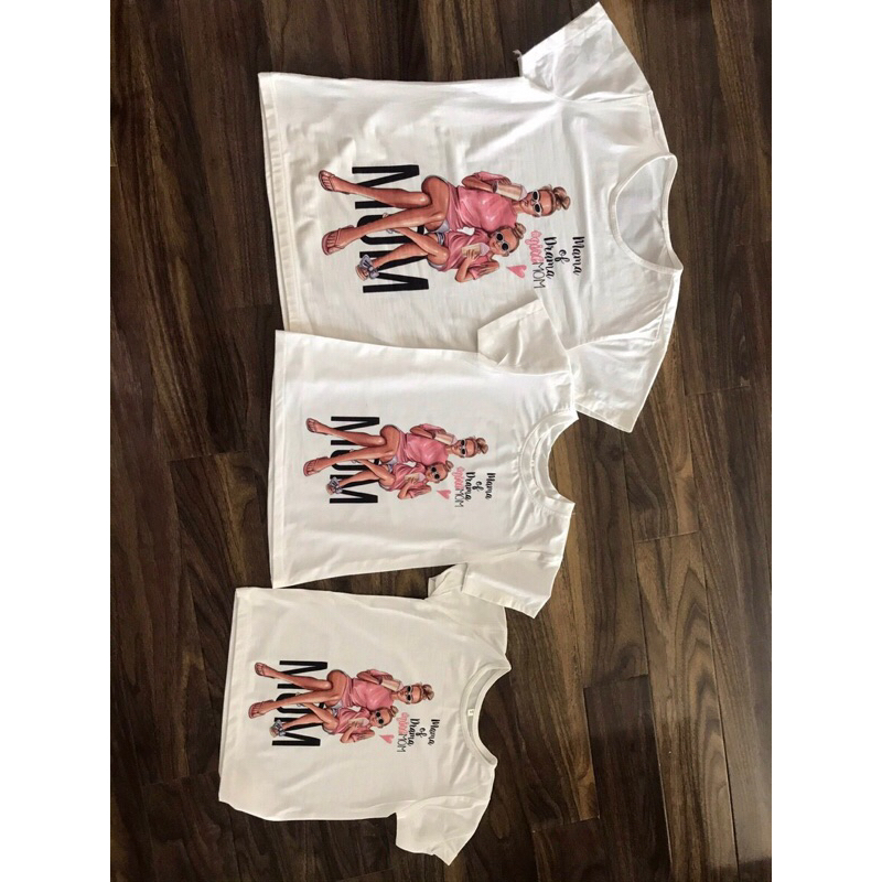 Combo 2 áo thun cho mẹ và bé