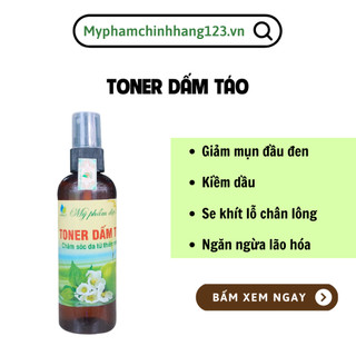 Toner dấm táo handmade- Nước hoa hồng dấm táo khử nhờn làm sạch da, hết mụn đầu đen