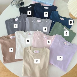 áo thun form babytee cotton, tont màu pastel