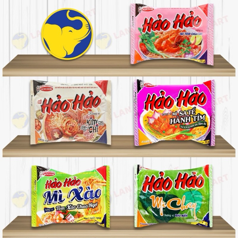Combo 10 Gói Hảo Hảo Tôm Chua Cay 75g