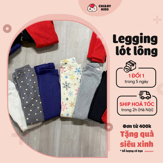 [QUẦN BÉ GÁI] Quần legging lót lông bé gái 5-14y Cat Jack