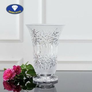 Lọ hoa Pha lê chân đế Bohemia 25cm