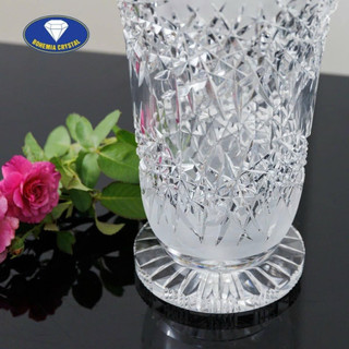 Lọ hoa Pha lê chân đế Bohemia 25cm