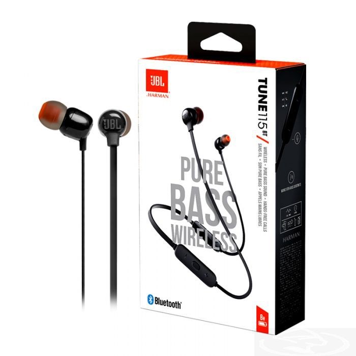Tai nghe Bluetooth JBL Tune 115BT Công Nnghệ Âm Thanh Độc Quyền JBL Pure Bass Sound - Hàng Chính Hãng PGI