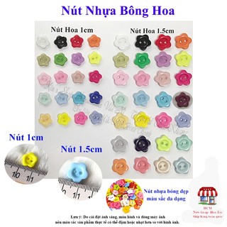🌸Nút Áo| Cúc Áo Nhựa Hình Bông Hoa Nhều Màu Dùng Làm Nút Áo Đầm Váy Thời Trang, Trang Trí Sản Phẩm Handmade Xinh Xắn🌸