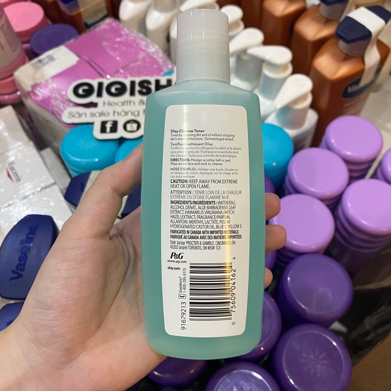 Nước Hoa Hồng Cân Bằng Da Olay Cleanse Toner Witch Hazel 212ml