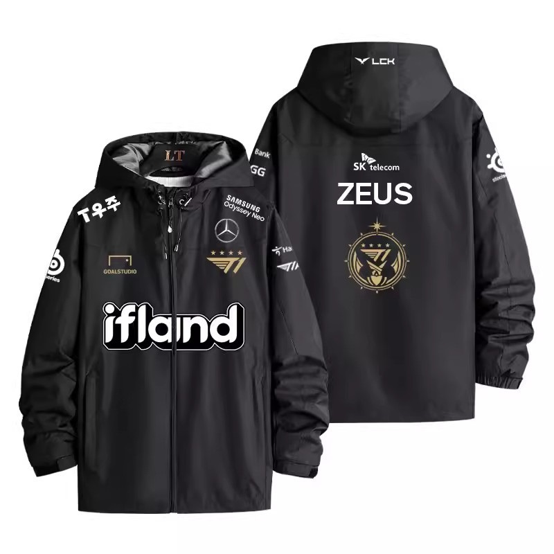 Áo khoác Jacket T1 LCK 2024,CKTG 2023 4 sao có đầy đủ size và tên thành viên