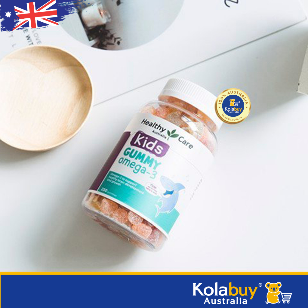 Kẹo dẻo Omega 3 Kid Gummy Omega 3 Healthy Care 250 viên
