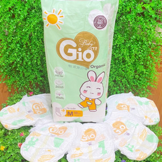 Tã Quần BabyGio Organic 100 miếng sỉ từ 1 bịch cho bé từ 5-23 kg, Tả em bé đủ size M tới 3XL