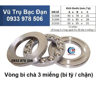 Vòng bi bạc đạn 51308, 51309, 51310 tq