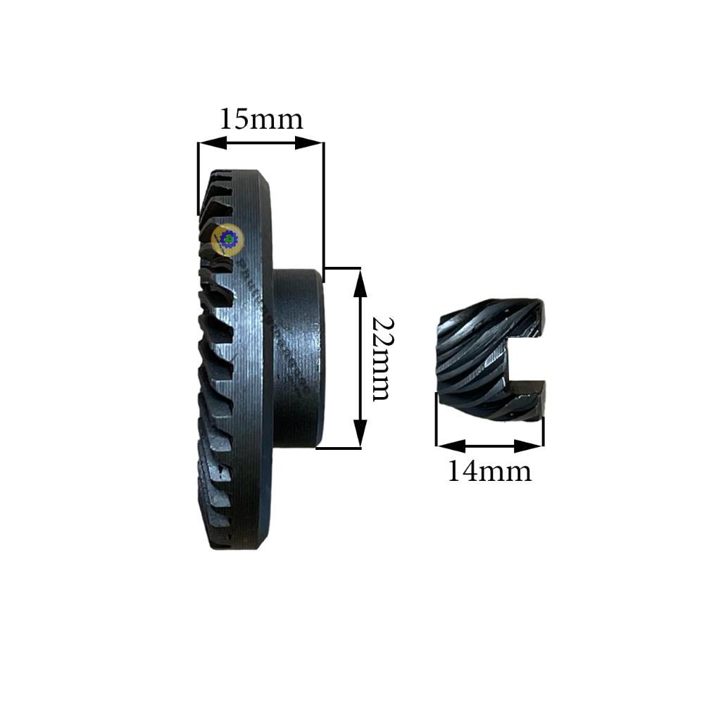 Bánh Răng  Máy Mài Góc 100mm Makita 9523 NB Hoặc Hanke 1003 Các Máy TQ Cùng Thông Số